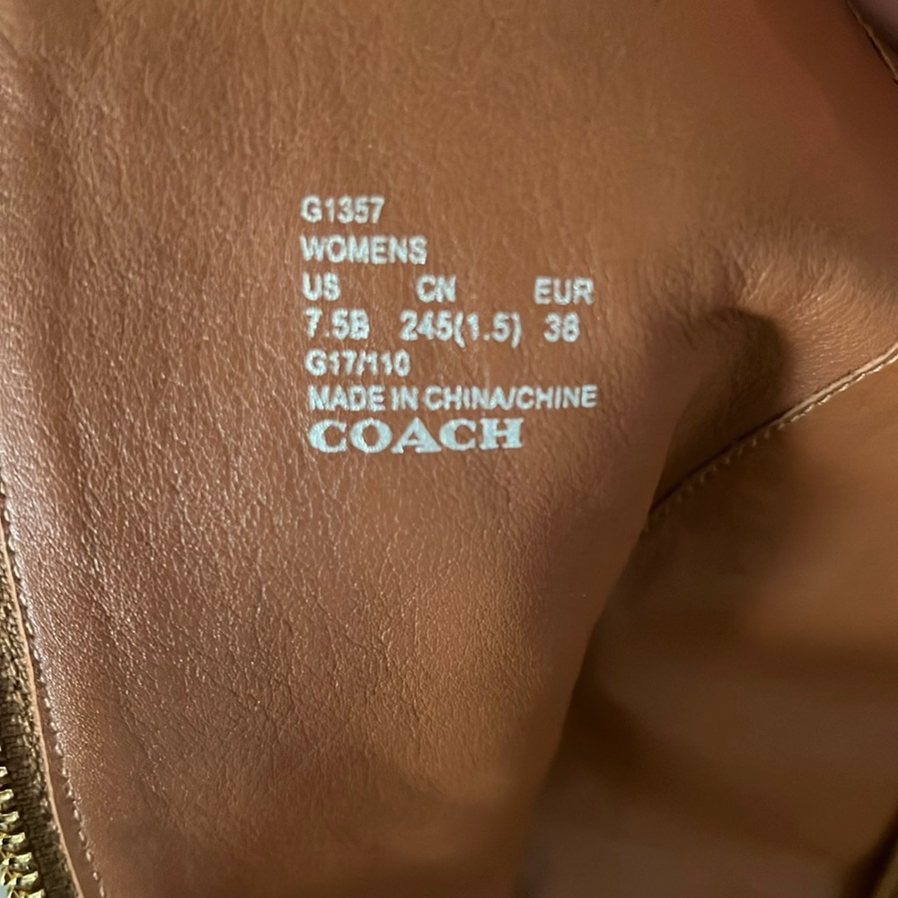 Coach Boots - Picture 4 of 6